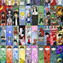 Over 100 Anime/Video Game Bookmarks: Part 1