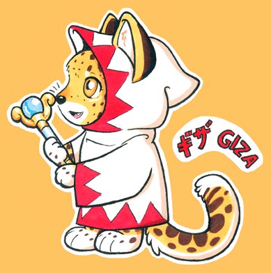 My fursona as a White Mage