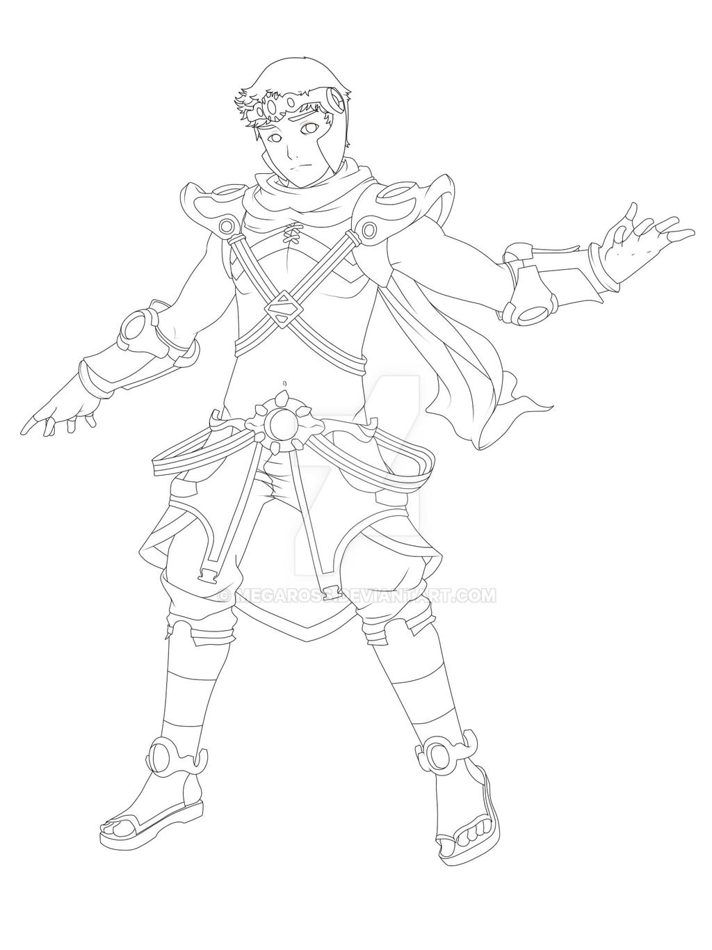 Pyromancer OC by Megaross on DeviantArt