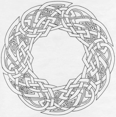 Circle knotwork by herbevore on DeviantArt