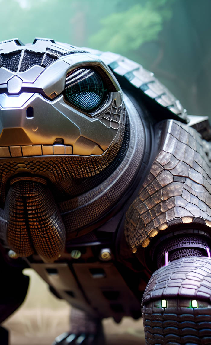 Robot Python Turtle Mu Robotic Turtle by ThotTren on DeviantArt