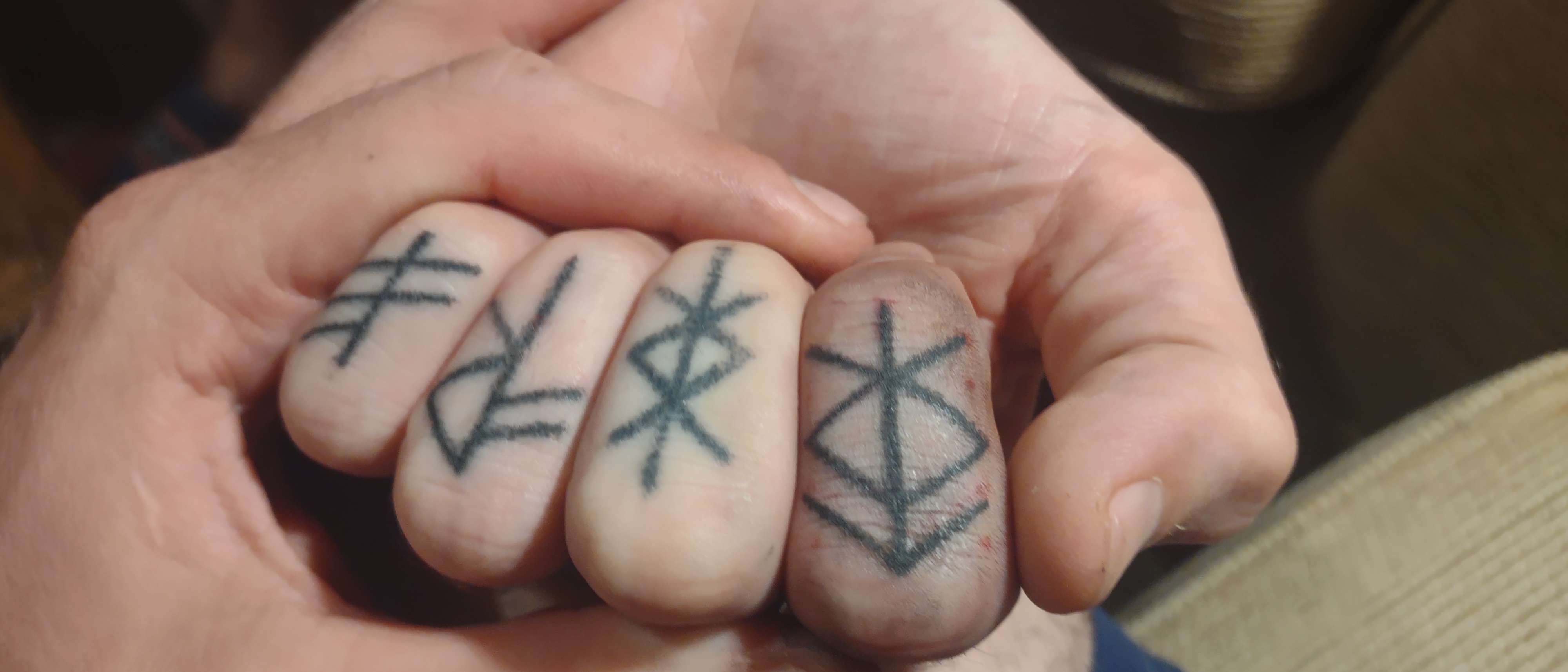 Stacked Bind Runes Example Handpoked, Bind Runes by Odd-Sanity on DeviantArt