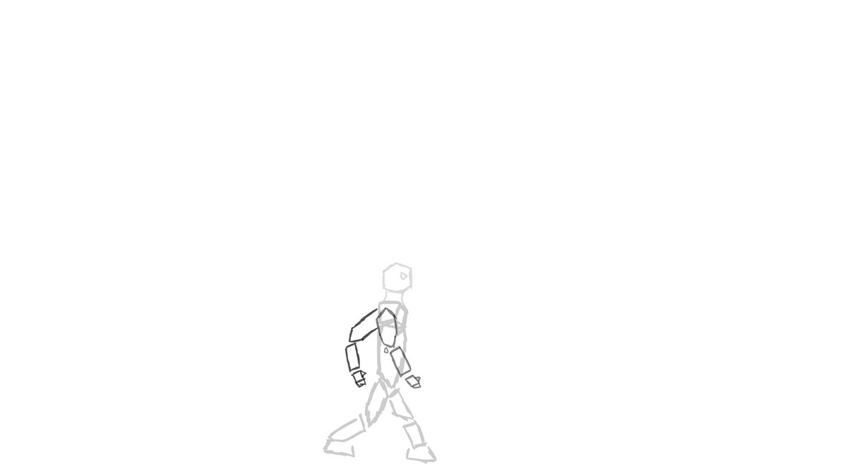 Walking animation test by DragonsDrawee on DeviantArt