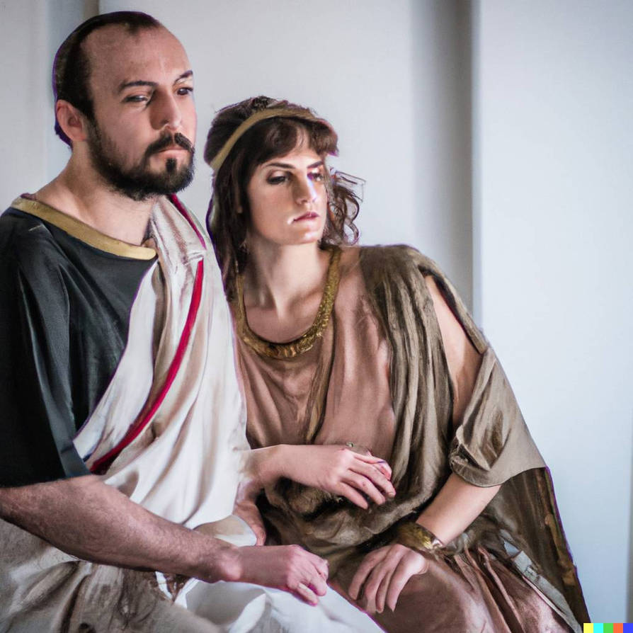 Socrates and his wife Xanthippe by Druna0156 on DeviantArt