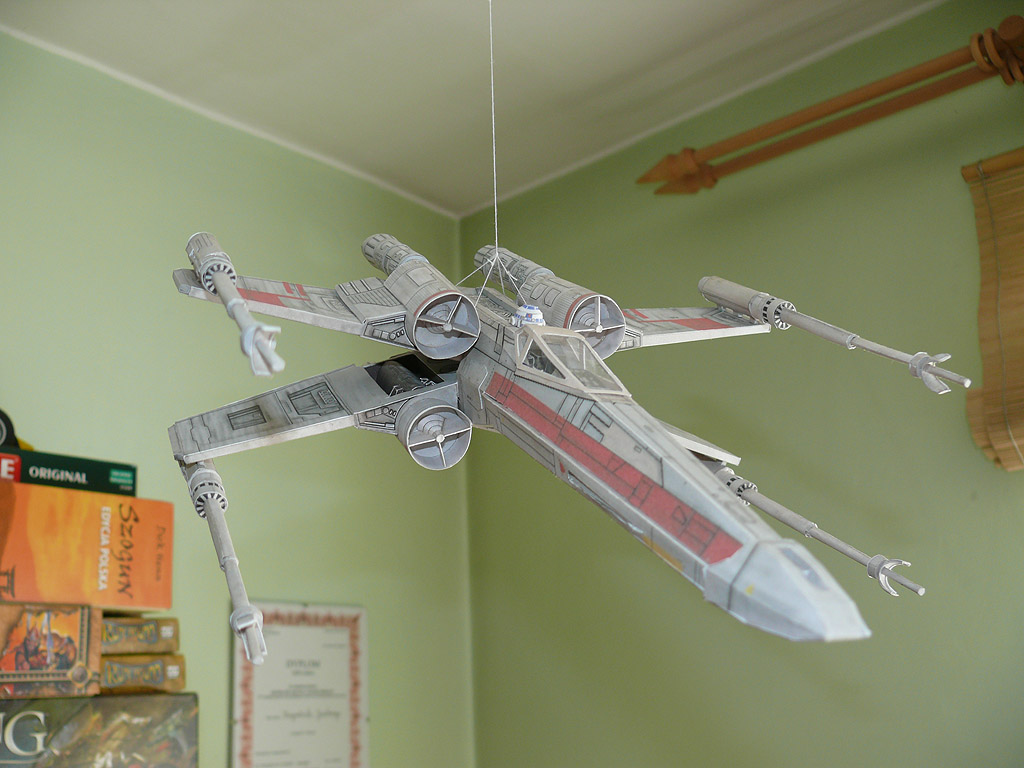 X Wing Paper Model By Atin38 On Deviantart