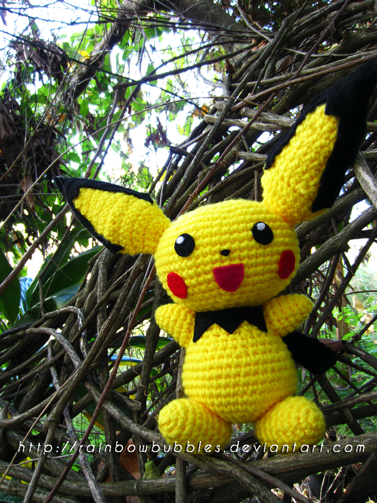 Life sized Pichu Amigurumi