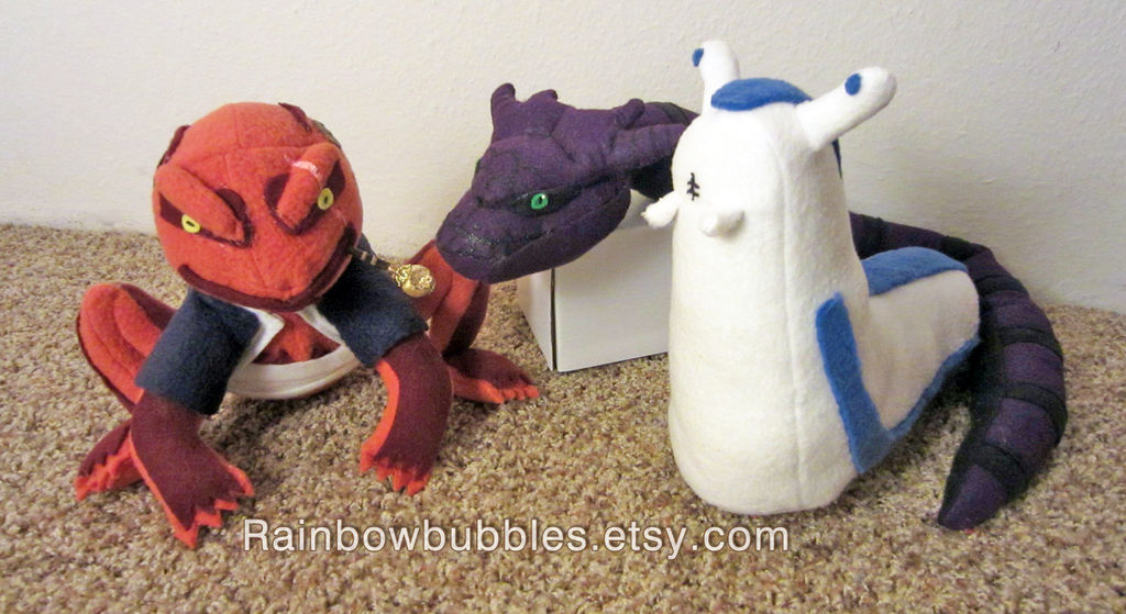 Commission- Gamabunta, Manda, and Katsuyu fanplush by Rainbowbubbles on ...