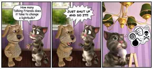 MORE TALKING TOM COMIC by ihatevoreilikepecola on DeviantArt