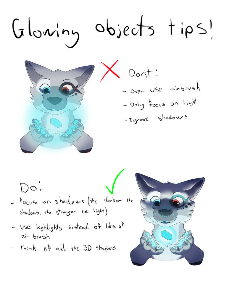 Tutorial Drawing Levitating Object Drawing glowing object art tips by Fl0atingBubbles on DeviantArt