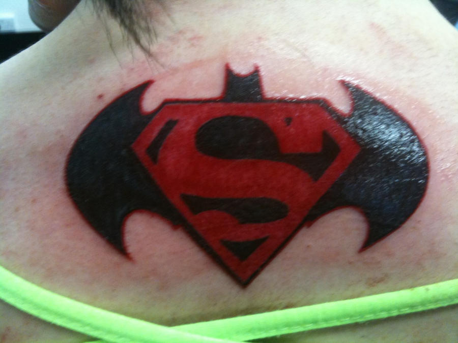 Batman Superman Tattoo by Mai-yumi on DeviantArt.