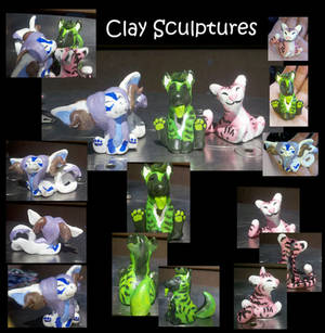 Little Clay Sculptures