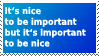 Important to be nice stamp by Kleepaa