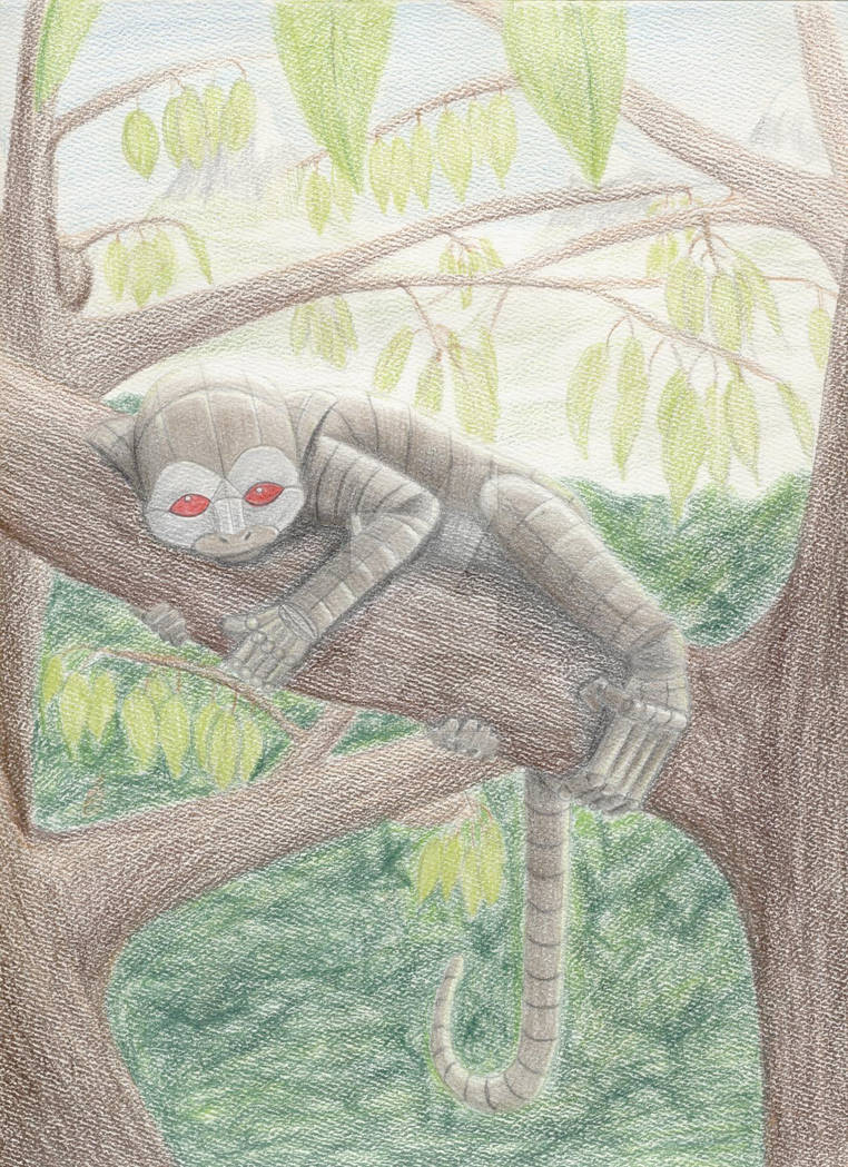 Mechanical Monkey by sillylittleTpot on DeviantArt