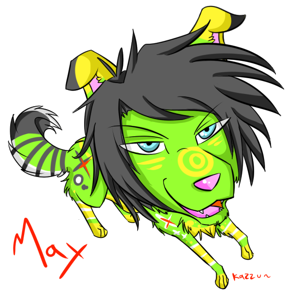 Sparkle dog MAX by Kazzuku