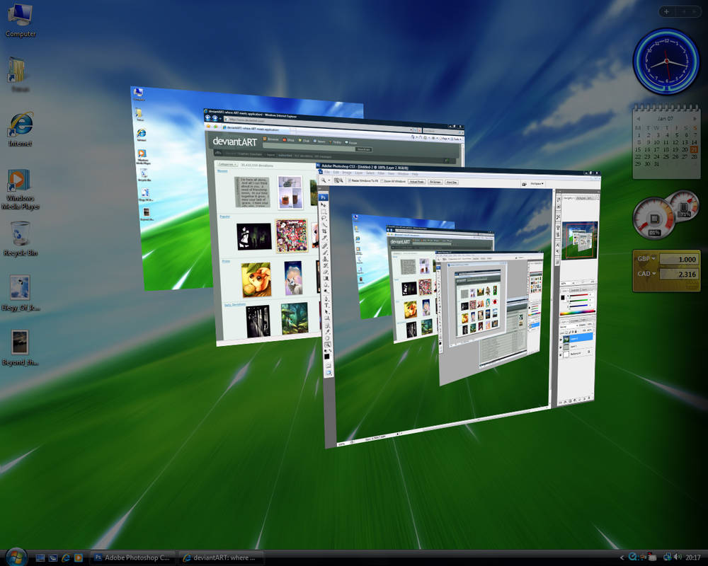 Vista Screen Example Vista Screen shot by Captian-Deschain on DeviantArt
