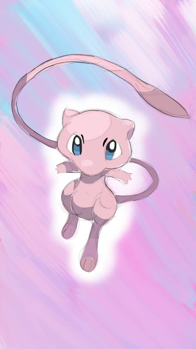 Mew Using Reflect Mew, use psychic! by Littleharrymouse on DeviantArt