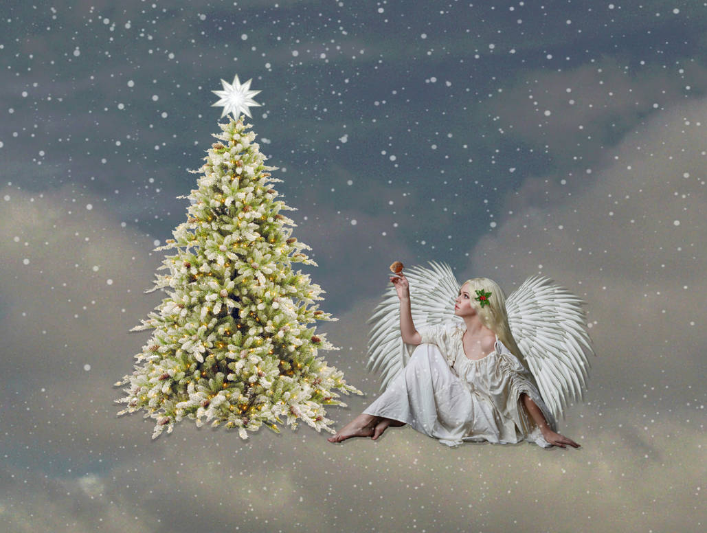 Angel Of Christmas by Shirley-Agnew-Art