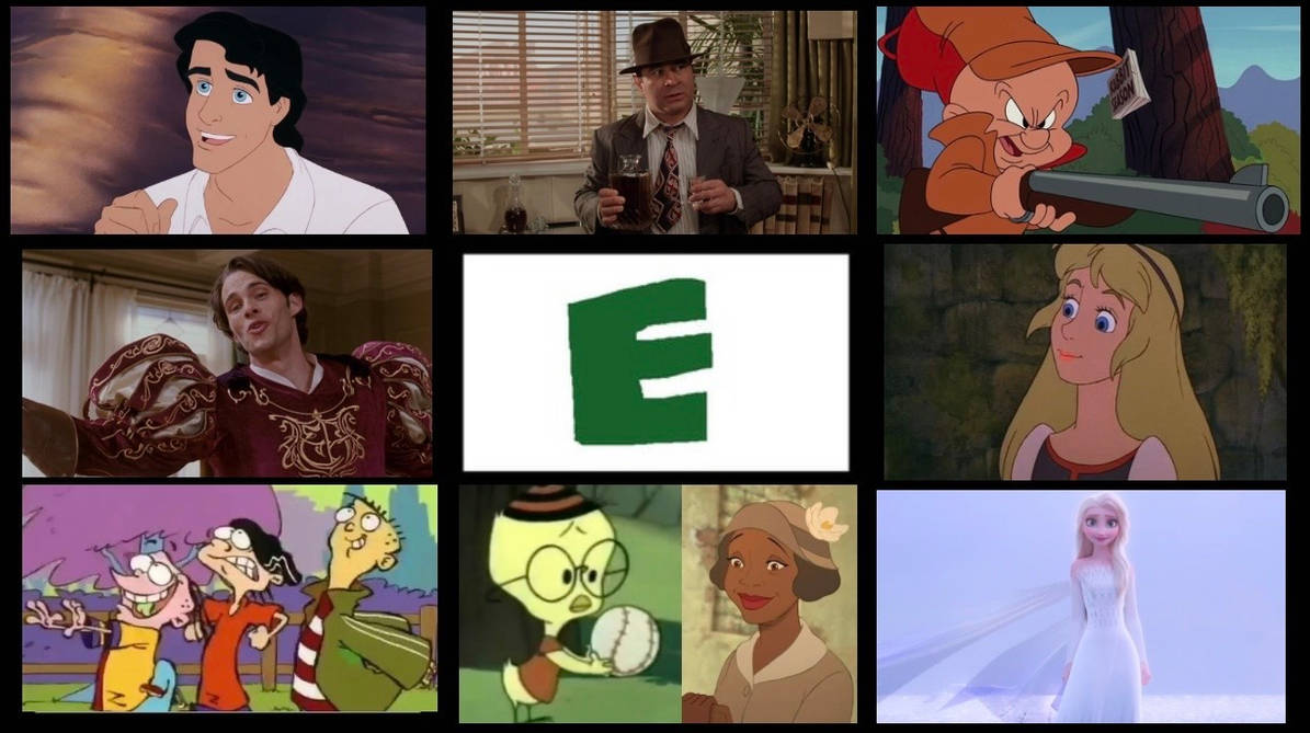 My Favorite Letter E Characters Meme (REDO) by jmmarr on DeviantArt