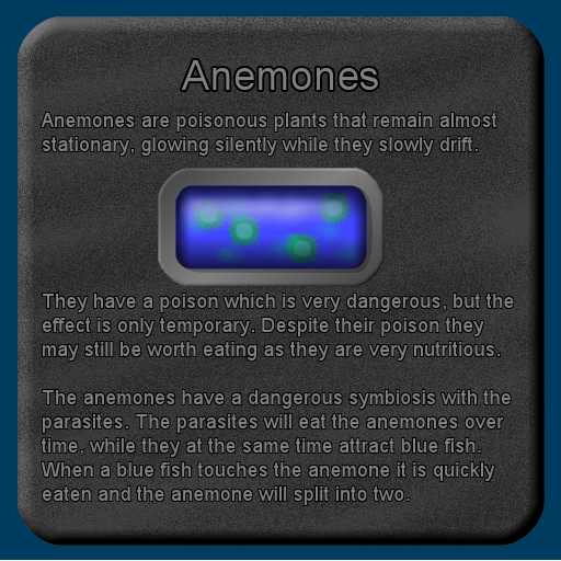 Fish Description - Anemones by Scarzzurs