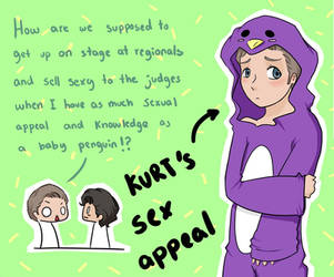 Kurt's sex appeal.