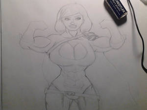 Power girl in the work's