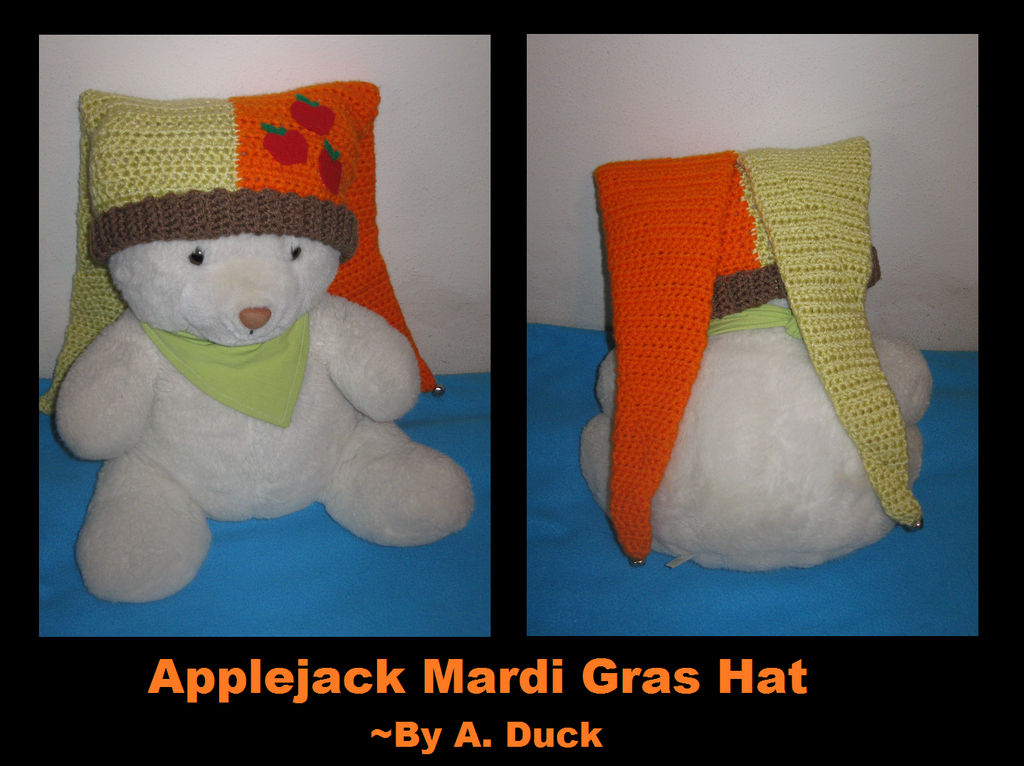 Applejack Cap Pattern Applejack Themed Jester Hat by Milayou on DeviantArt