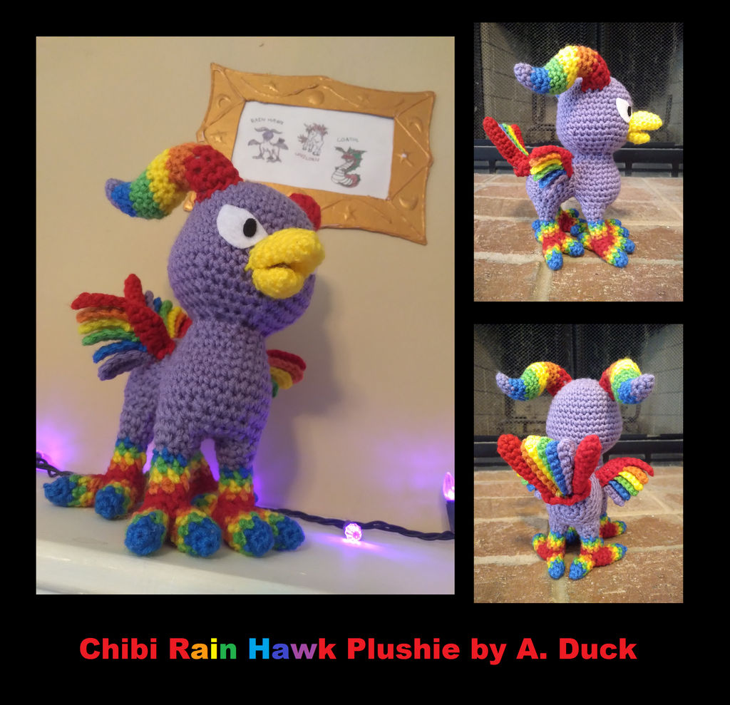 Chibi Rain Hawk Plushie