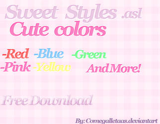 Sweet Styles, Cute Colors