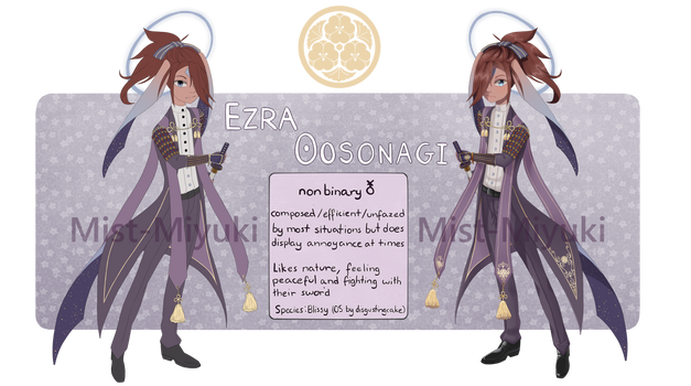 OC: Ezra Oosonagi Redesign Reference Sheet