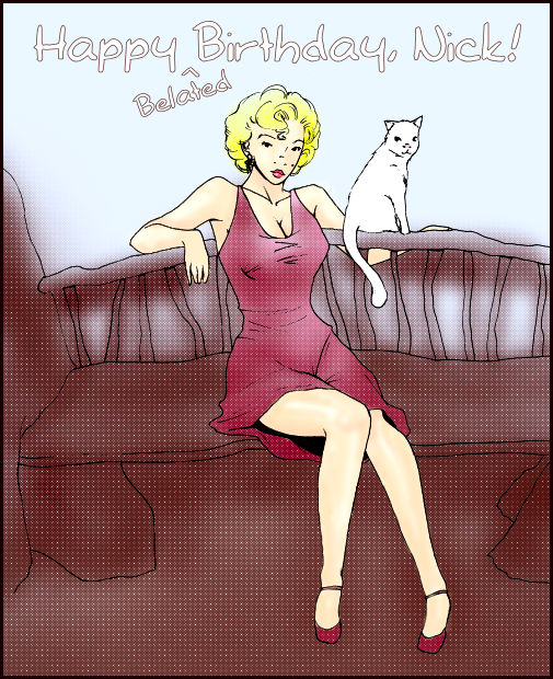 Belated Birthday Card for Nick by Murasakivie on DeviantArt