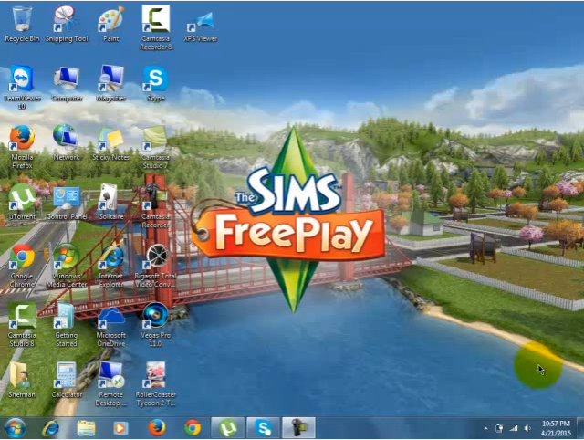 Windows 7 Home Premium RTM Desktop. (OLD)