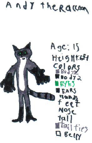 Andy Raccoon Andy the raccoon by Billythefox on DeviantArt