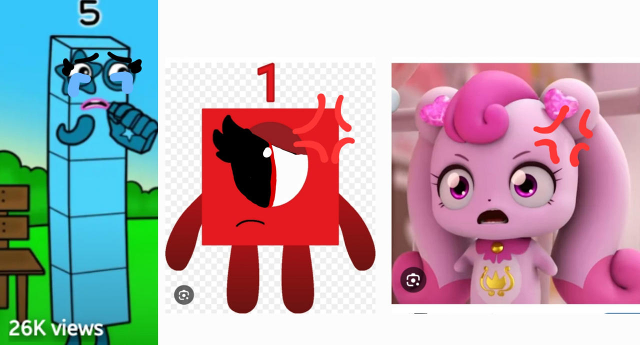 Fake 5 (Numberblocks Friend) Gets Grounded by HeartspingTheNBFan on ...