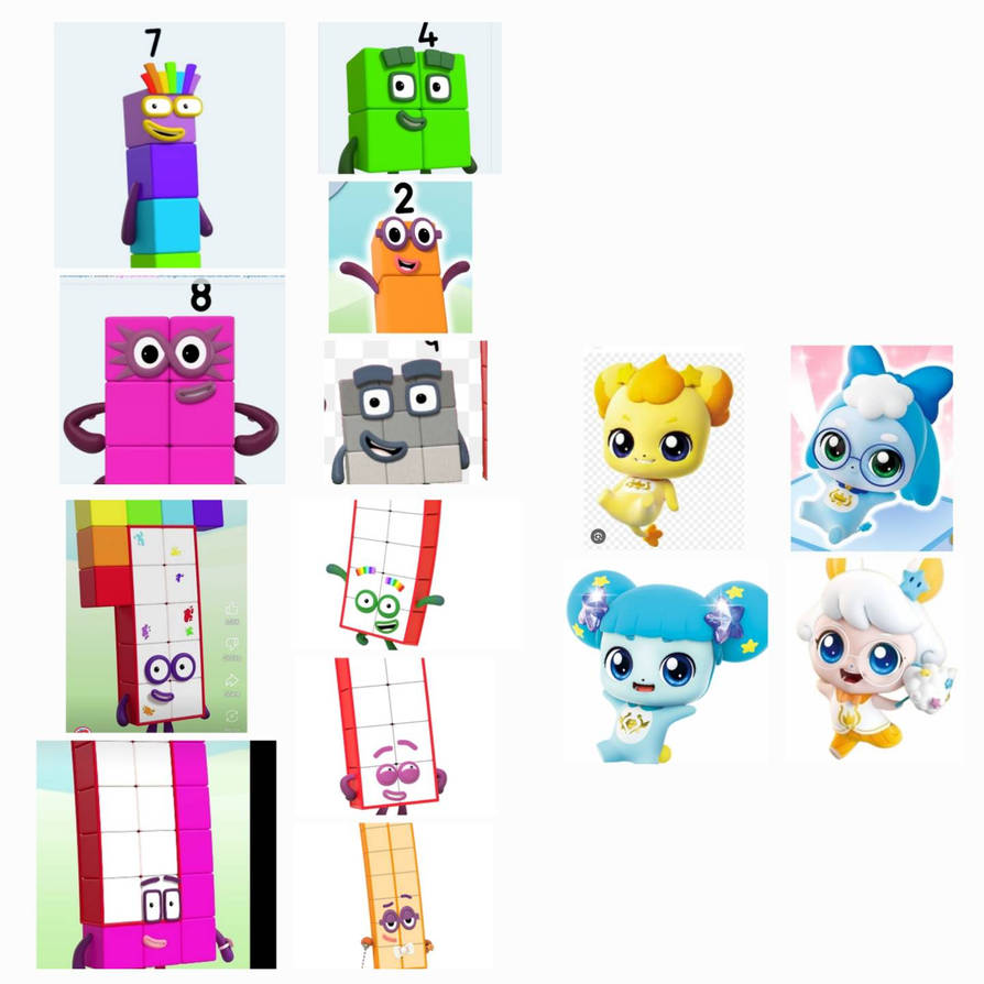 Male Numberblocks And Royal Male Teeniepings by HeartspingTheNBFan on ...