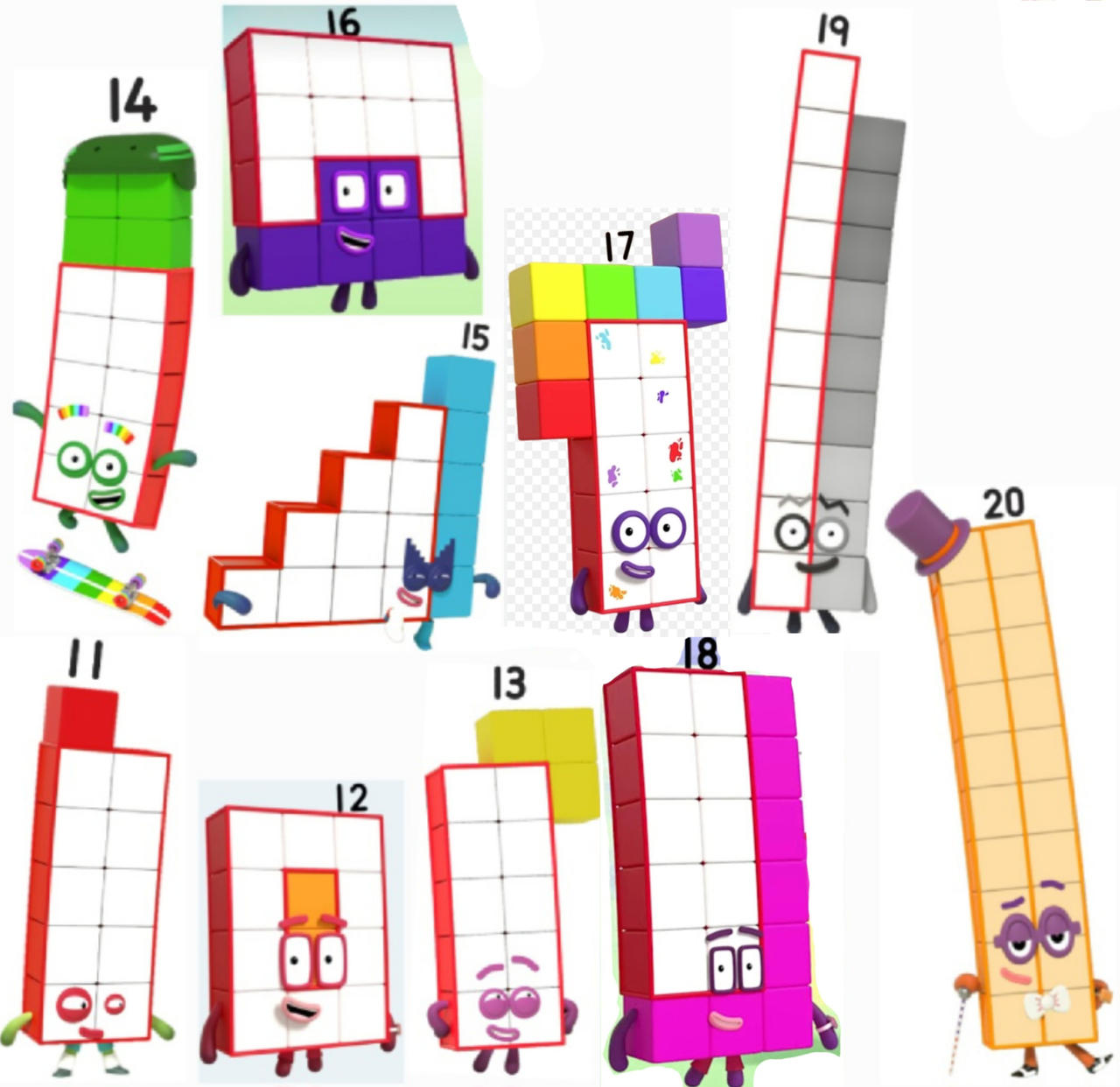 Numberblocks 11 12 13 14 15 16 17 18 19 And 20 By HeartspingTheNBFan On numberblocks-11-12-13-14-15-16-17-18-19-and-20-by-heartspingthenbfan-on