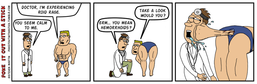 Warning Roid Rage Cartoon Roid Rage by PokeItOutWithAStick on DeviantArt