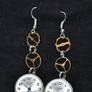 Clock earrings