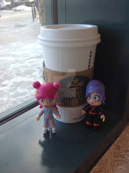 Starbucks with the rockstars