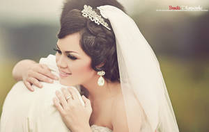 brides smile