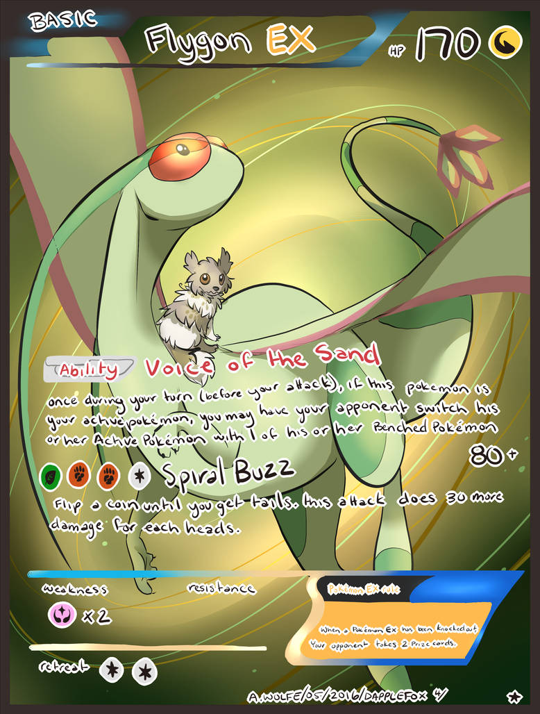 Flygon Full art by DappleFox on DeviantArt