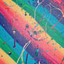 Rainbow Paint Splatter Texture 1