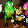 Team Chaotix Clay Toys