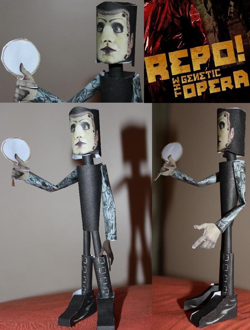 Pavi Largo from Repo! Papercraft figure