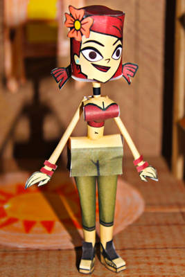 Zoey TDROTI from Total Drama Papercraft