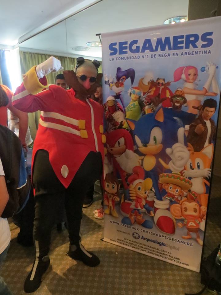 Eggman at the Expo Classic Gaming Argentina