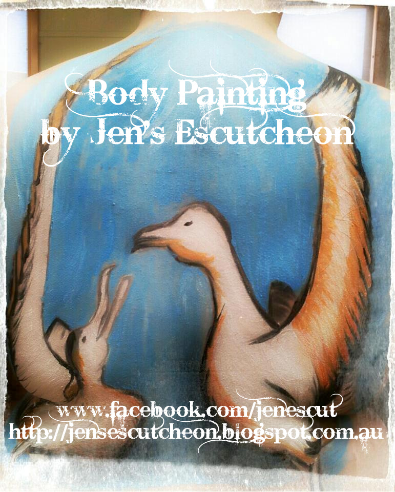 Albatross Body Painting