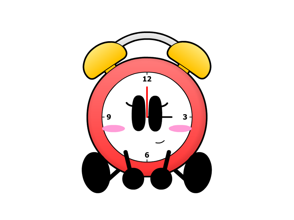 Sitting Alarm Clock by Invinciblelollipop on DeviantArt