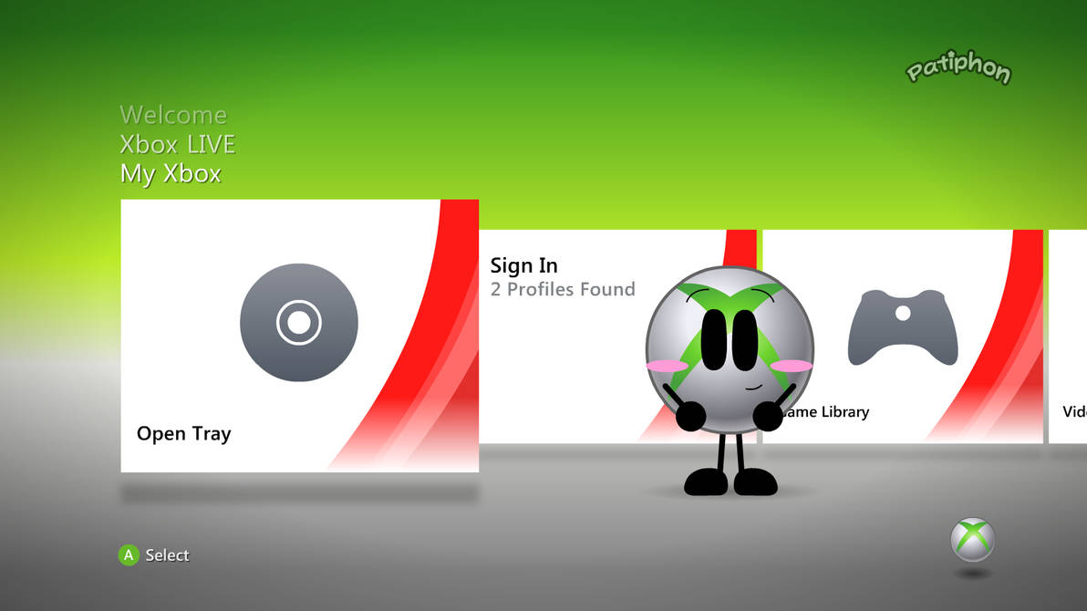 Xbox in Xbox Menu by Invinciblelollipop on DeviantArt