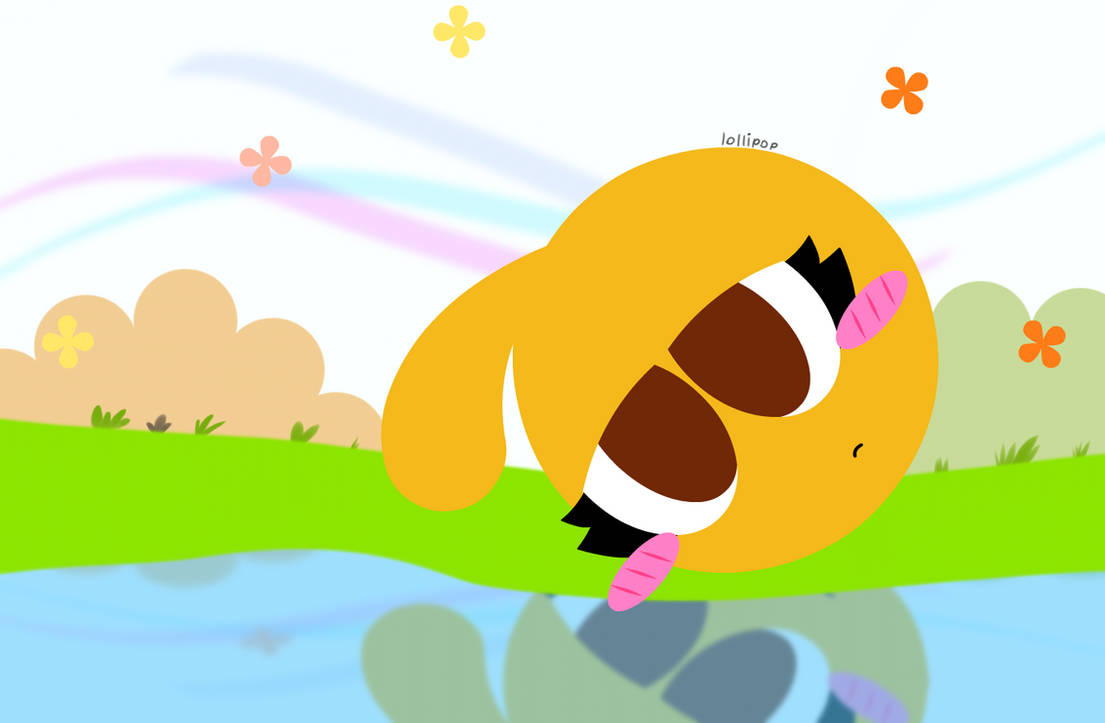(Locoroco Art) look into a water by Invinciblelollipop on DeviantArt