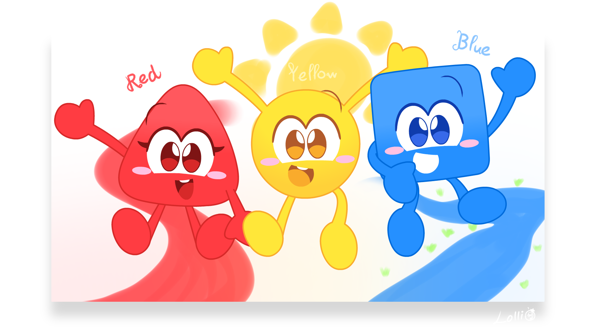 (Colourblocks Art) Red Yellow and Blue by Invinciblelollipop on DeviantArt
